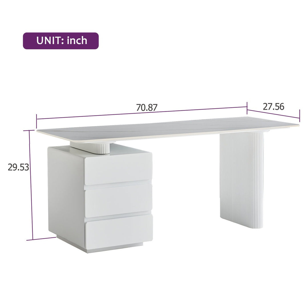 Hae Boss Table | White