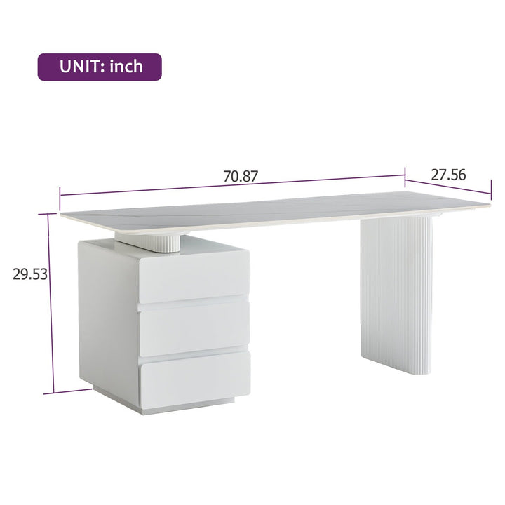 Hae Boss Table | White