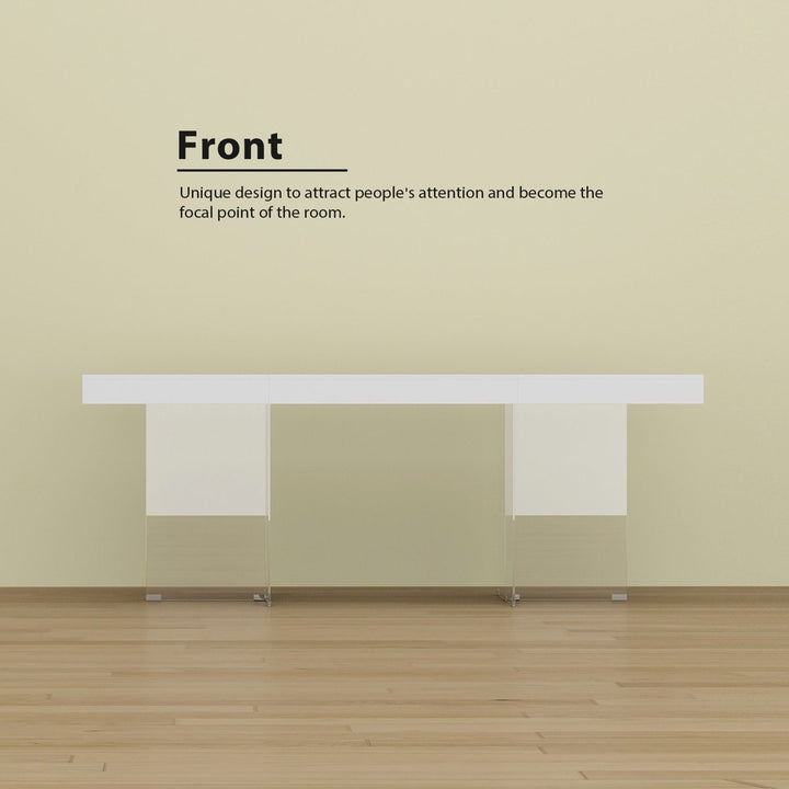 Yemi Meeting Table | White
