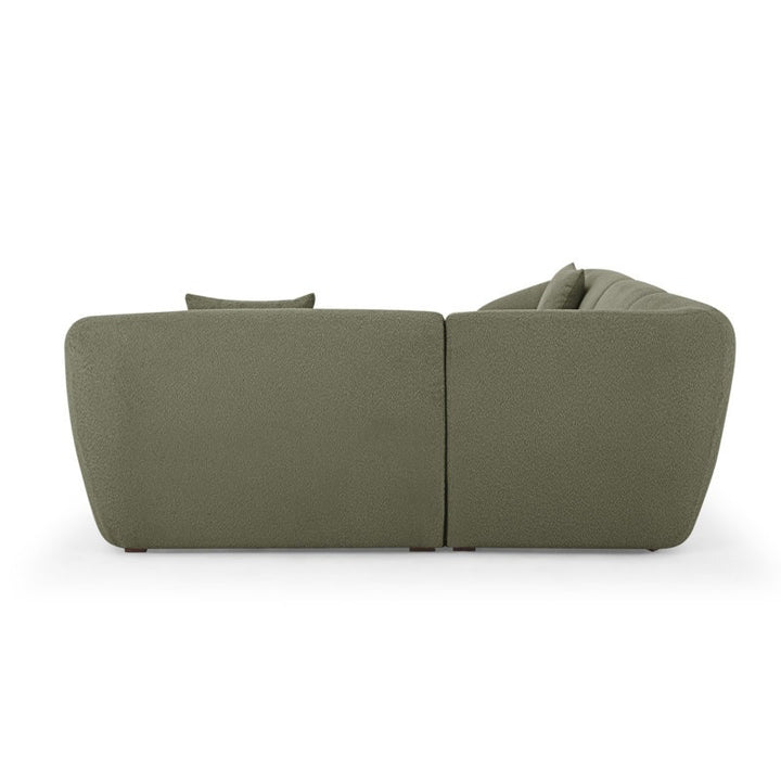 Texido L-Shape Sofa | Green | Right Facing