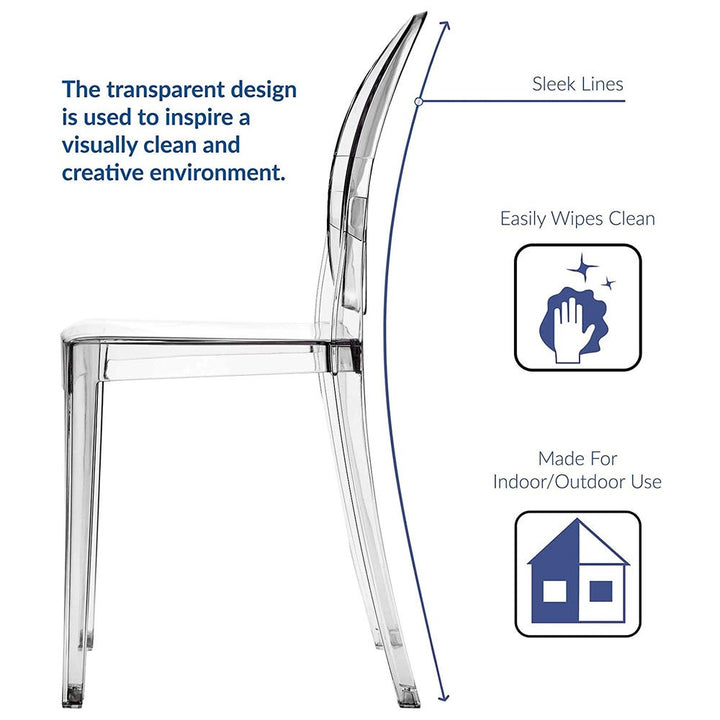 Mathilda Acrylic  Chair | Clear