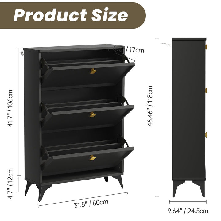 Kalyna Shoe Rack | Black