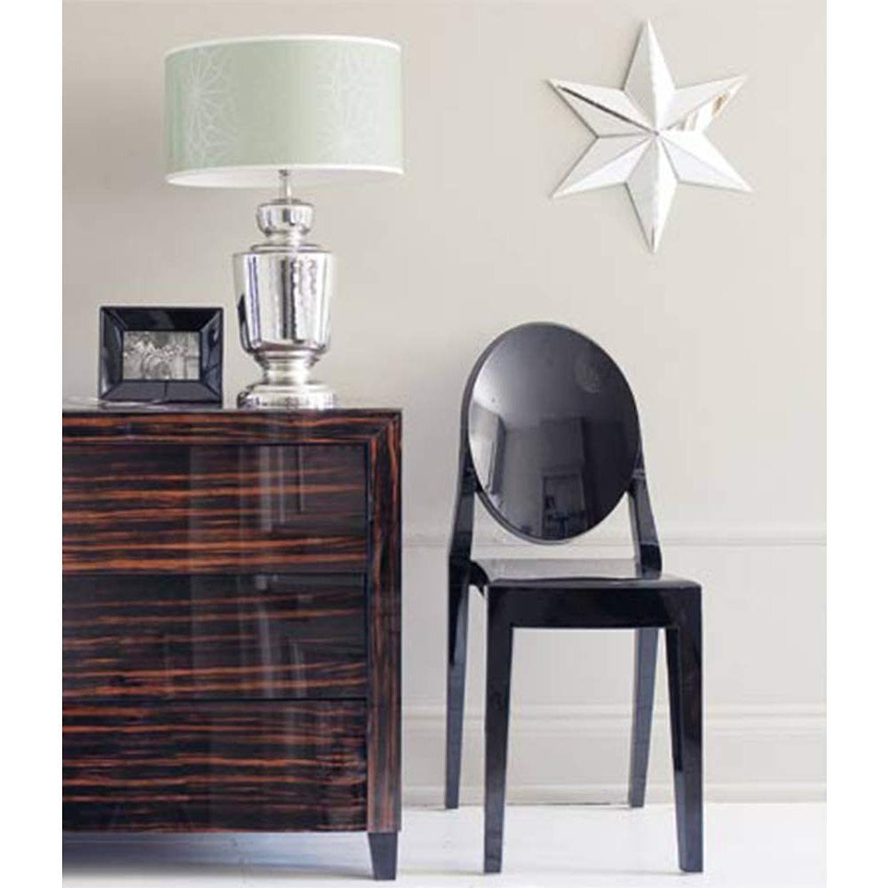 Mathilda Acrylic Chair | Black