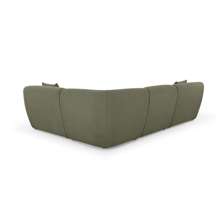 Texido L-Shape Sofa | Green | Right Facing