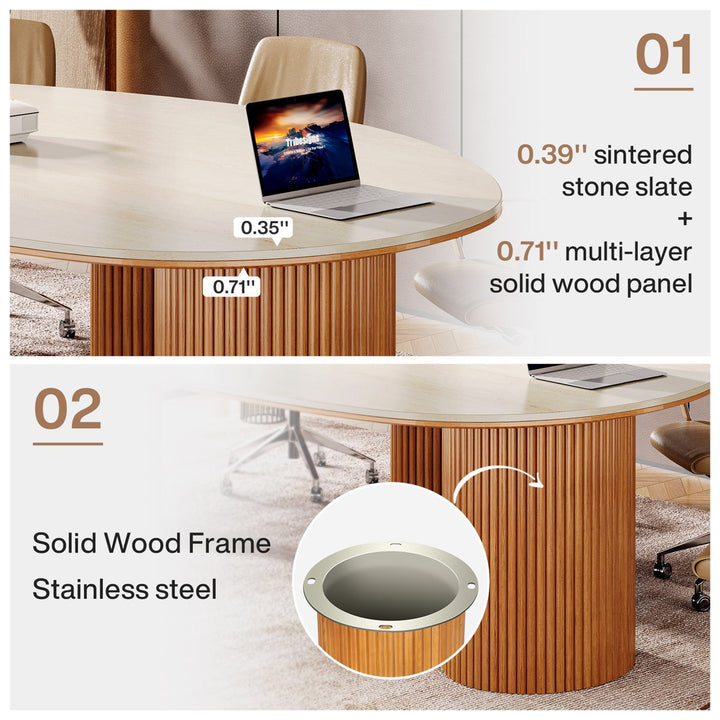 Kriti Conference Table |Beige