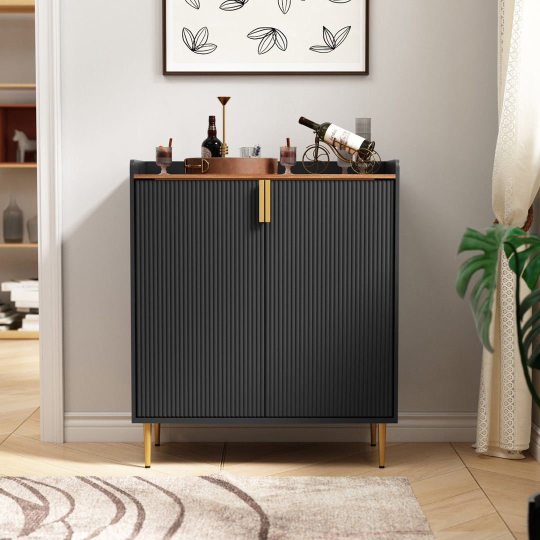 Emi Bar Cabinet | Black