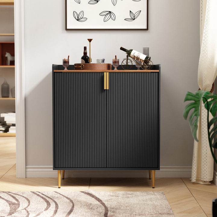 Emi Bar Cabinet | Black