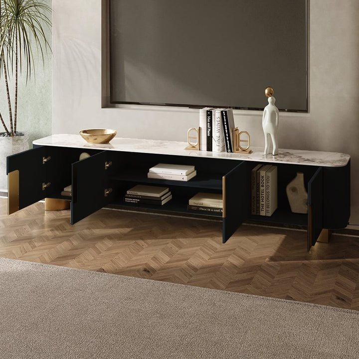 Vista TV Stand | Black | Medium