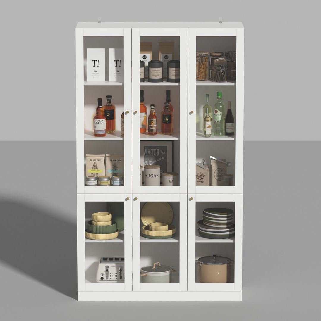 Tomo Tall Crockery Unit | White