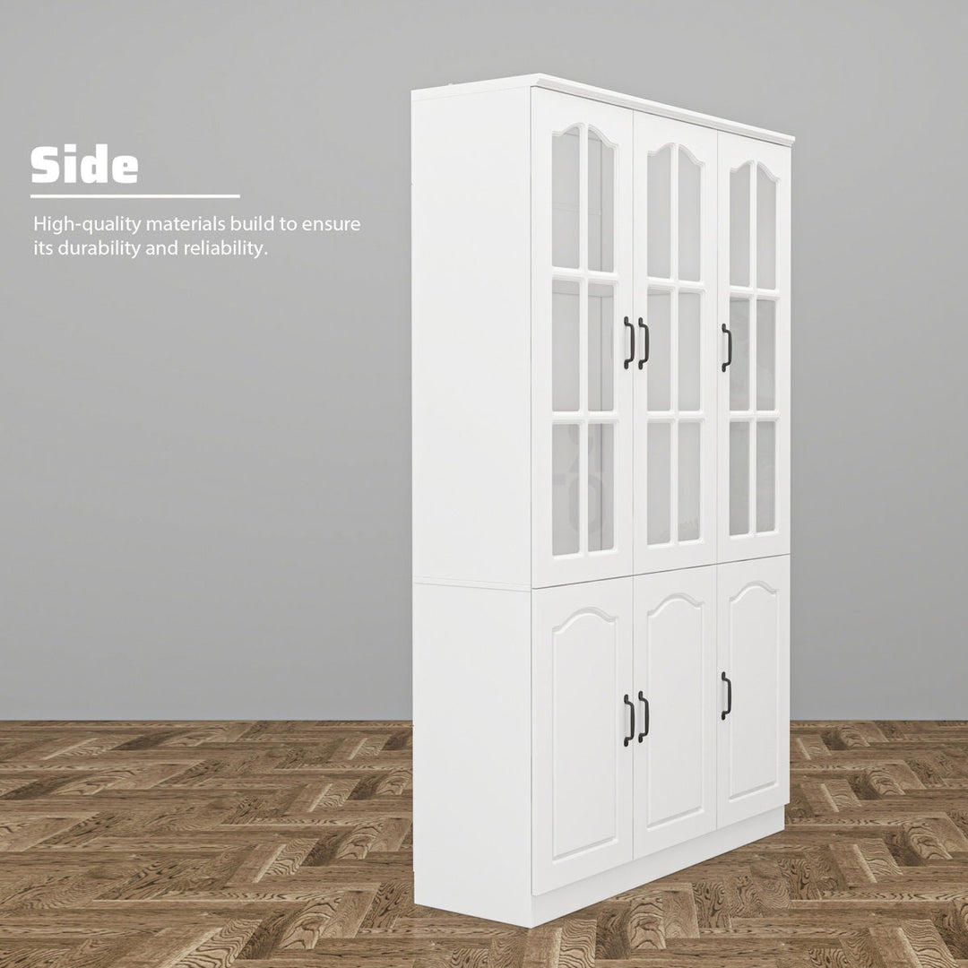 keji  Tall Crockery Unit |White