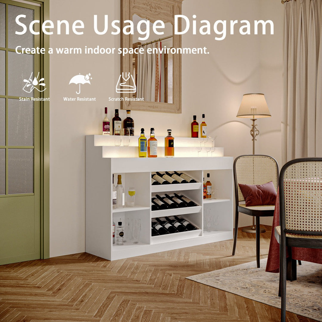 Jian Bar Rack | White