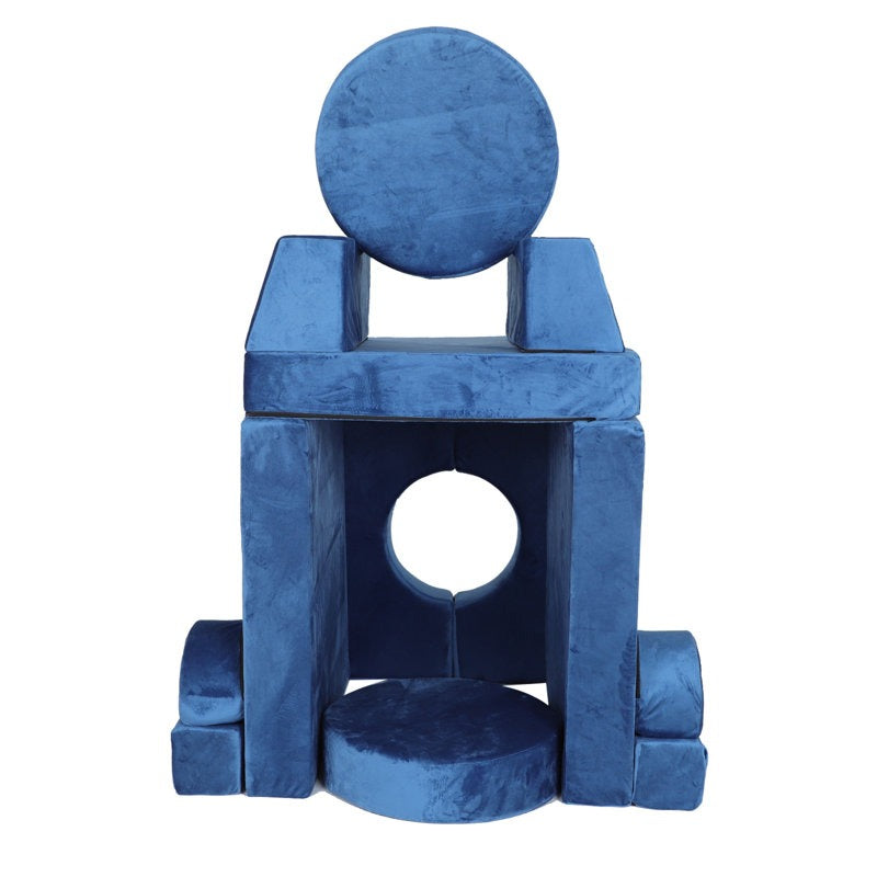 Monster Softplay Block Playset 14-Piece Blue