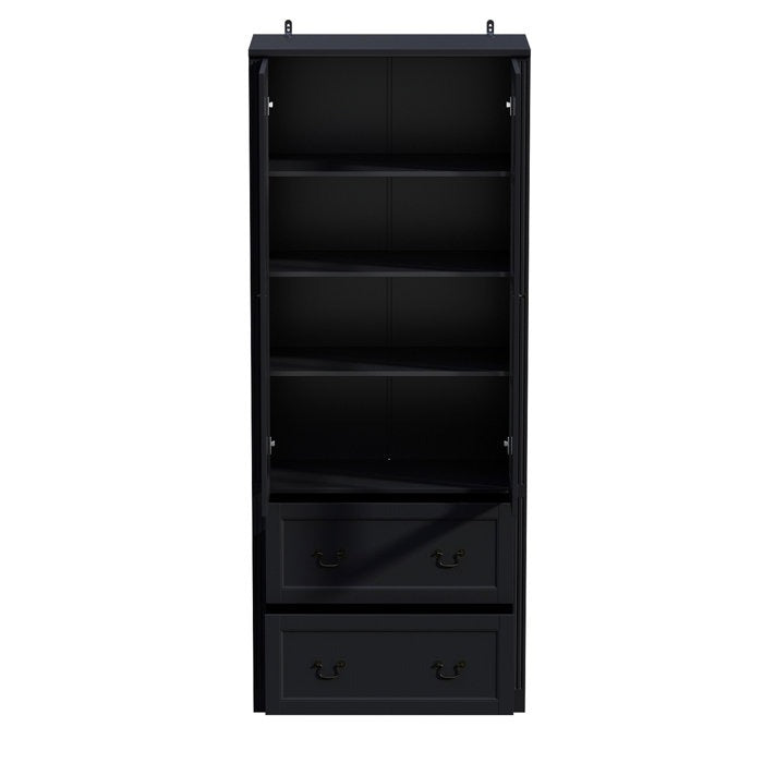 Zojo Tall Crockery Unit | Black