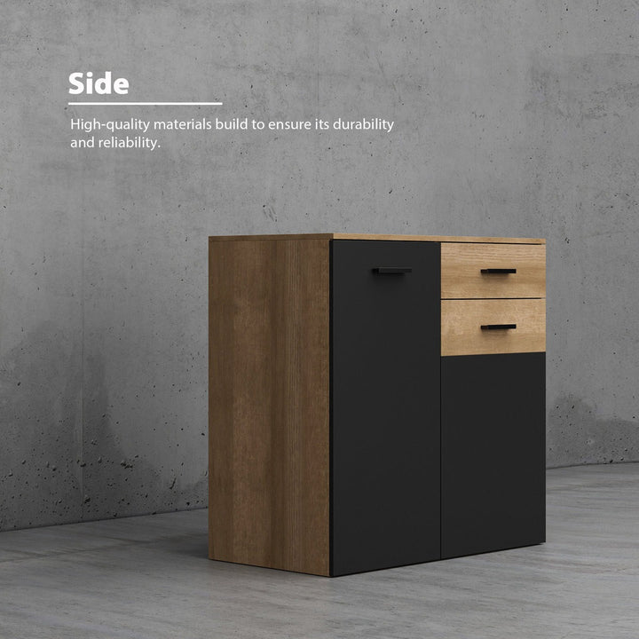 Roko Shoe Rack | Black & Beige