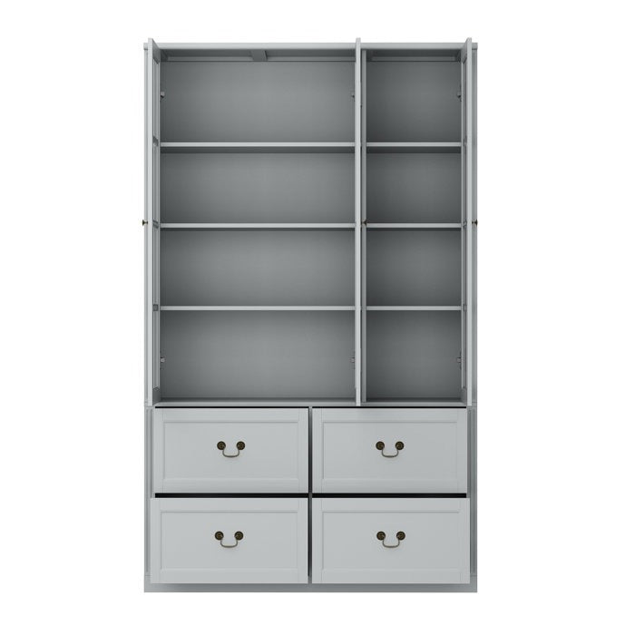 Haruto Tall Crockery Unit | Gray