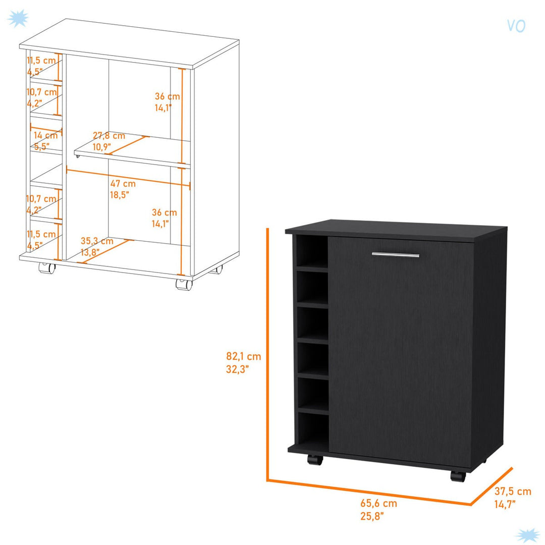 Mei Bar Cabinet | Black
