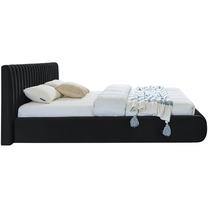 Kuro Bed without Storage | King | Black Fabric