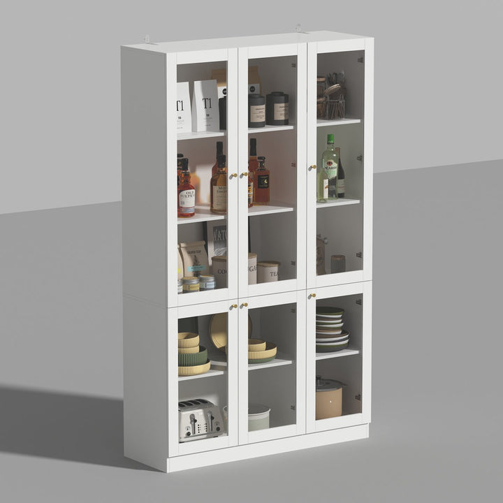 Tomo Tall Crockery Unit | White