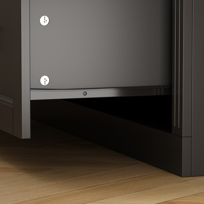 Zojo Tall Crockery Unit | Black