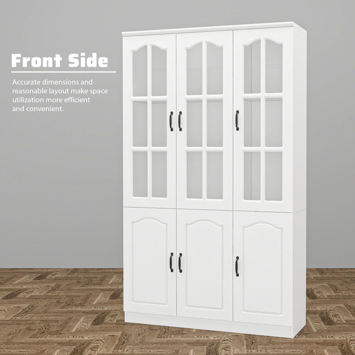 keji  Tall Crockery Unit |White