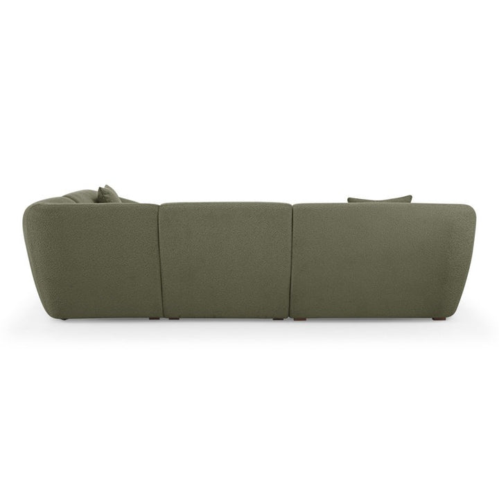 Texido L-Shape Sofa | Green | Right Facing