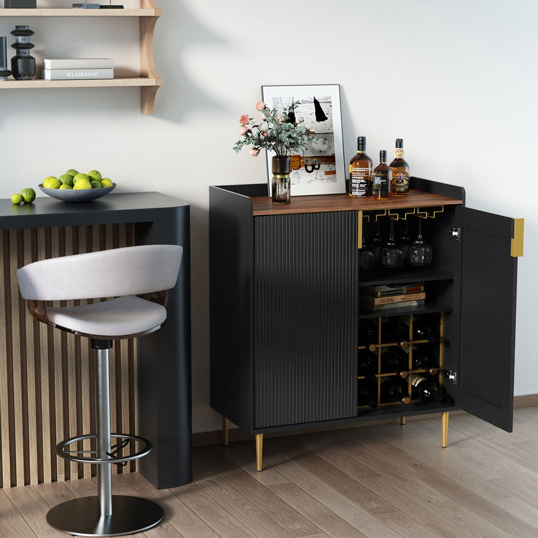 Emi Bar Cabinet | Black