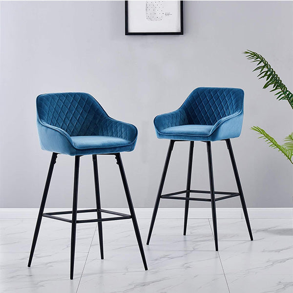 Asher Bar Stool |Blue