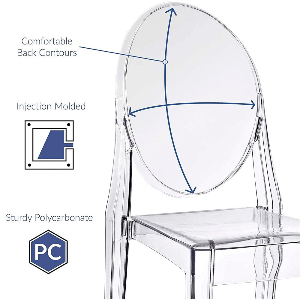 Mathilda Acrylic  Chair | Clear
