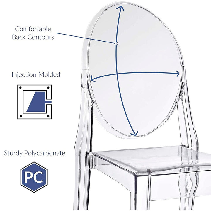 Mathilda Acrylic  Chair | Clear