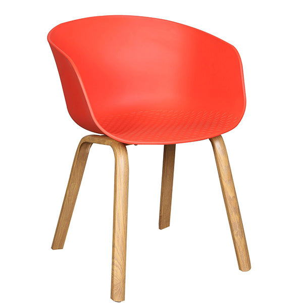 Muel Lounge Chair | Red