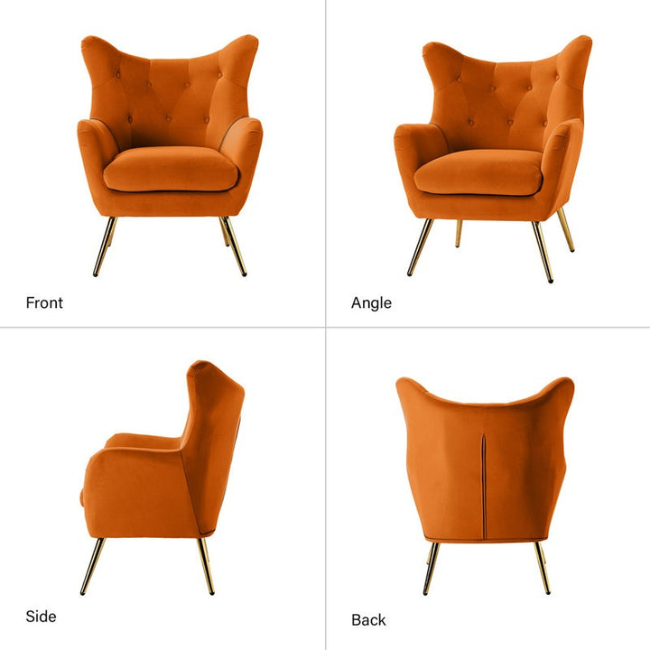 Wing Lounge Chair | Orange