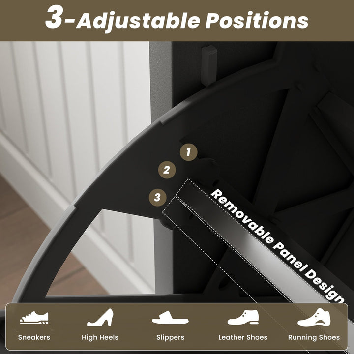 Kalyna Shoe Rack | Black