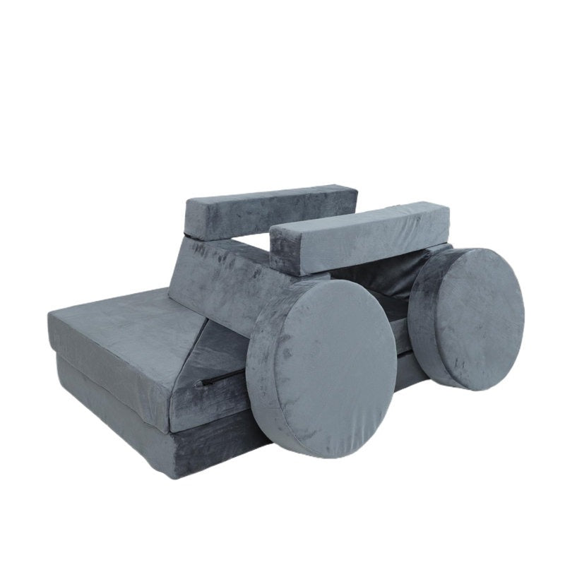 Monster Softplay Block Playset 14-Piece Grey