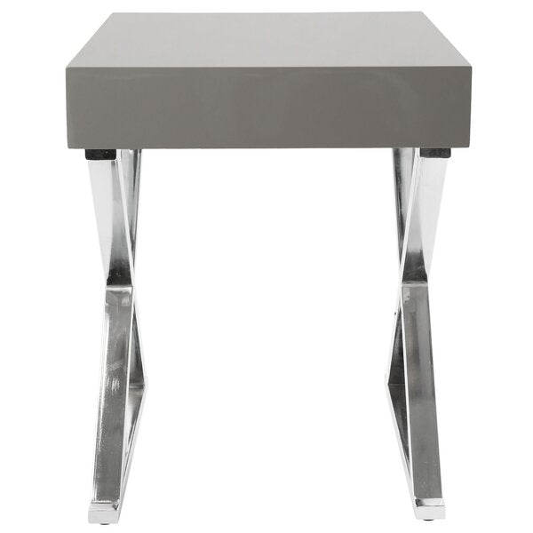 X End Table | Grey