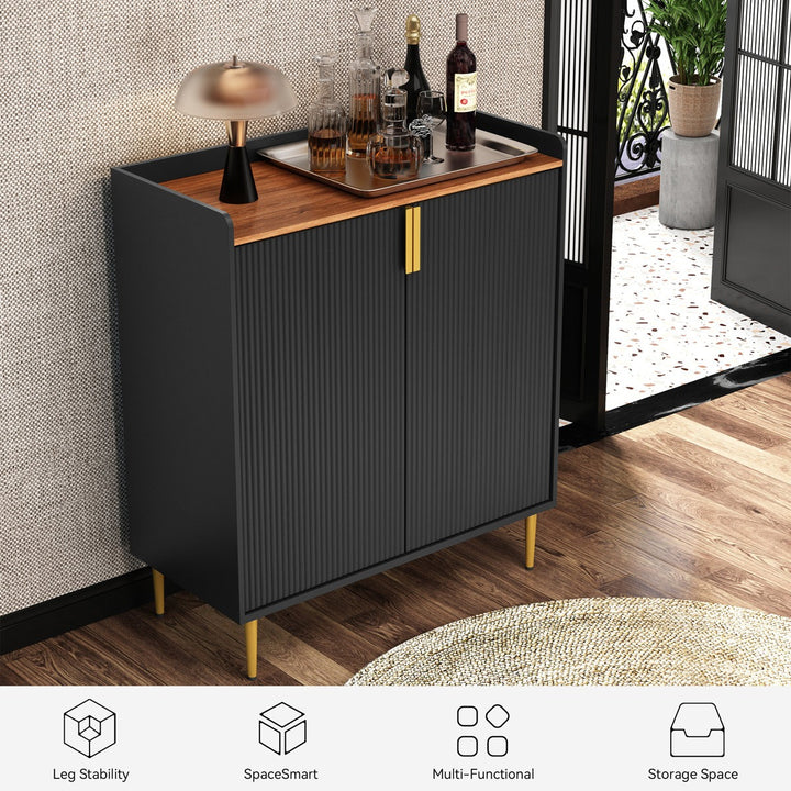 Emi Bar Cabinet | Black