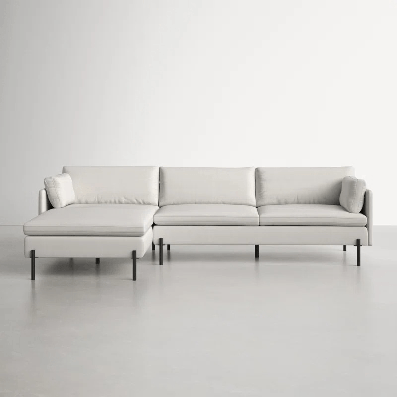 Union L Shape Sofa | Beige | Facing Left