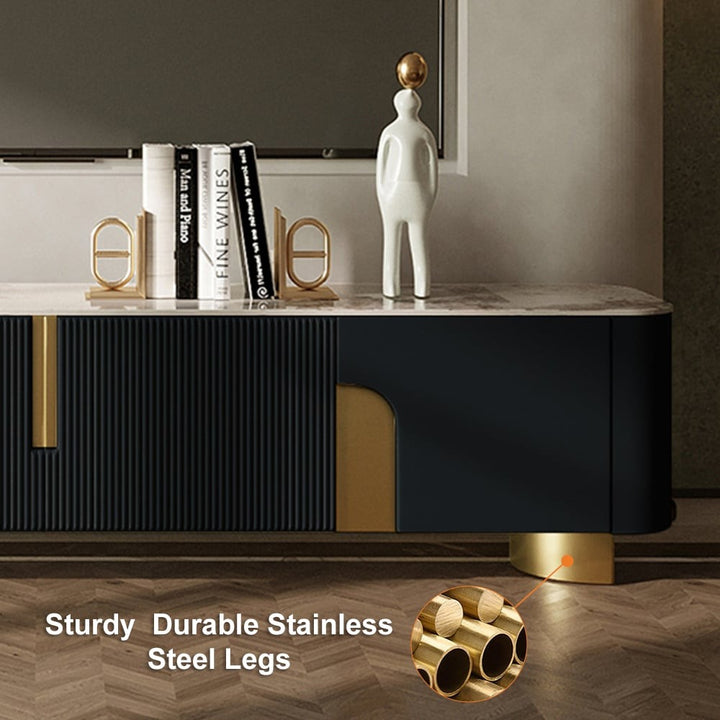 Vista TV Stand | Black | Medium