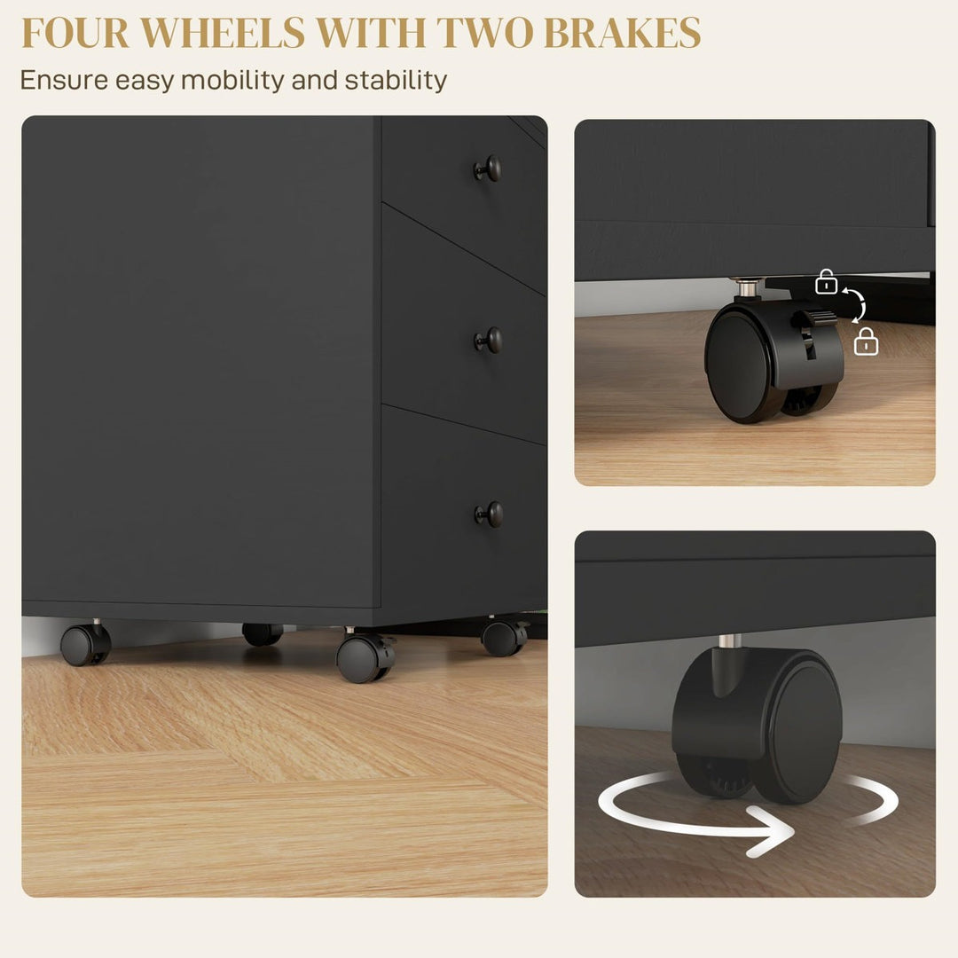 Wai Pedestal Drawer | Black