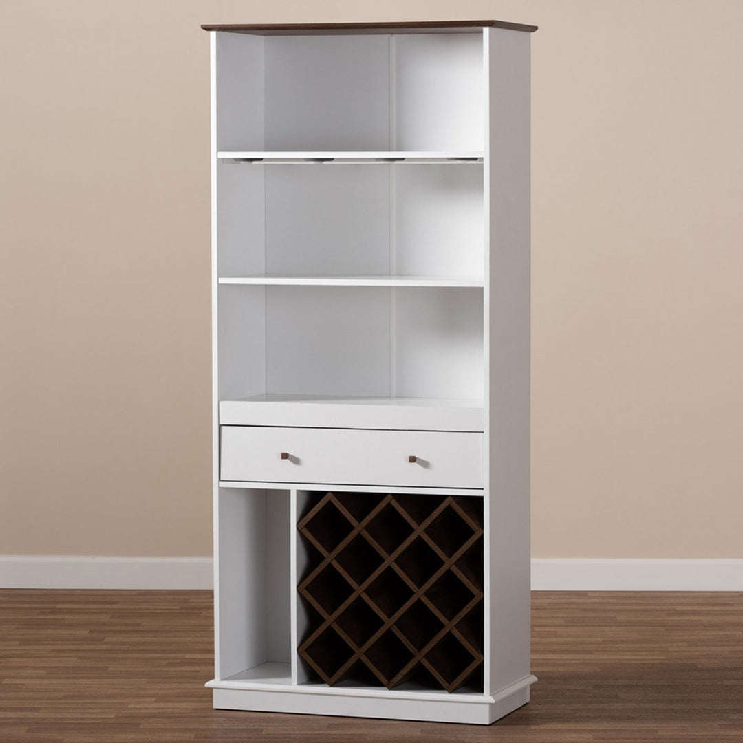 Nisto Tall Bar Unit | White