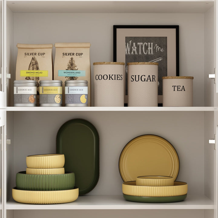 Tomo Tall Crockery Unit | White