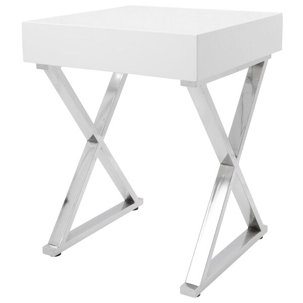 X End Table |White