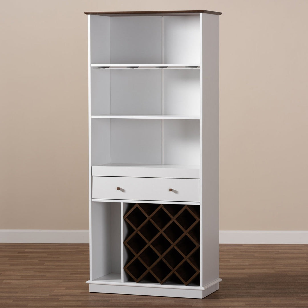 Nisto Tall Bar Unit | White