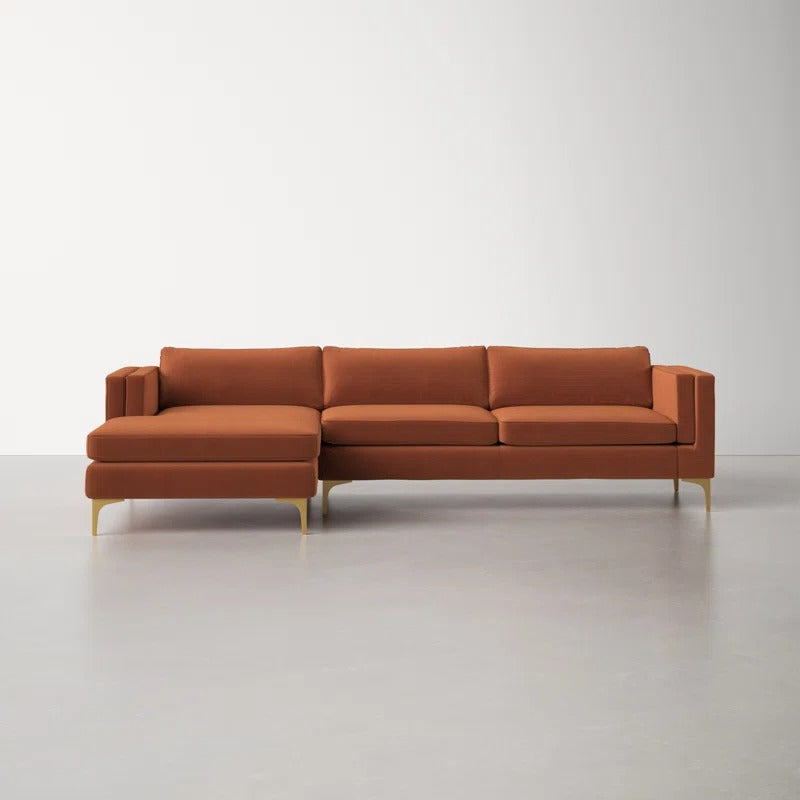 Francisco L shape Sofa | Tan | Facing Left