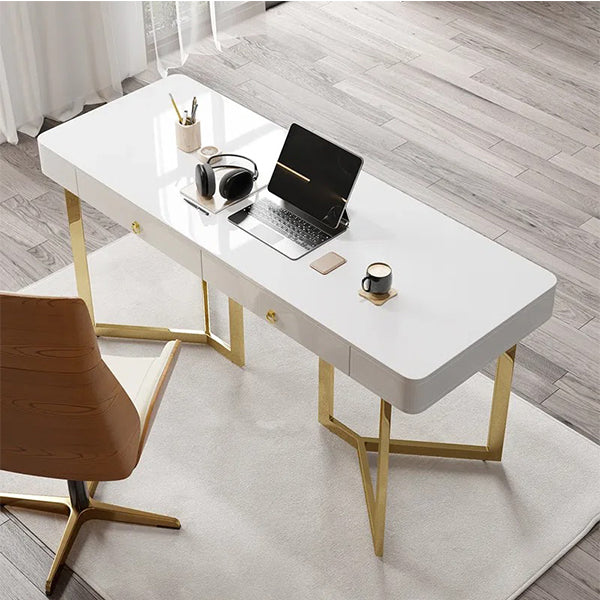 Zayn Study Table | White