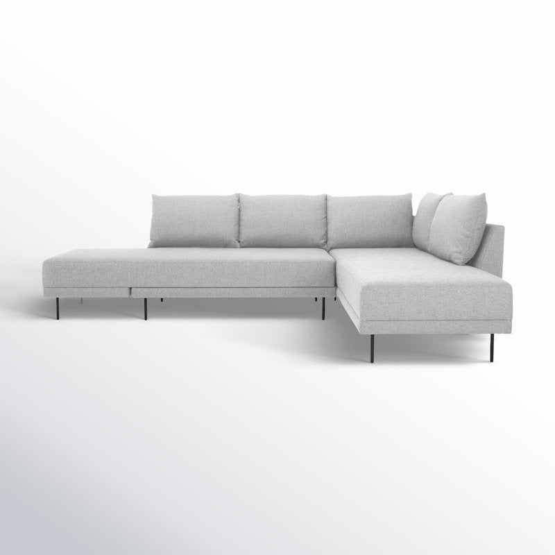 Aura L-Shape Sofa | Beige | Right Facing