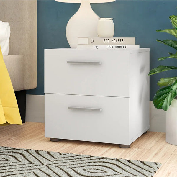 Jax Bedside Table | White