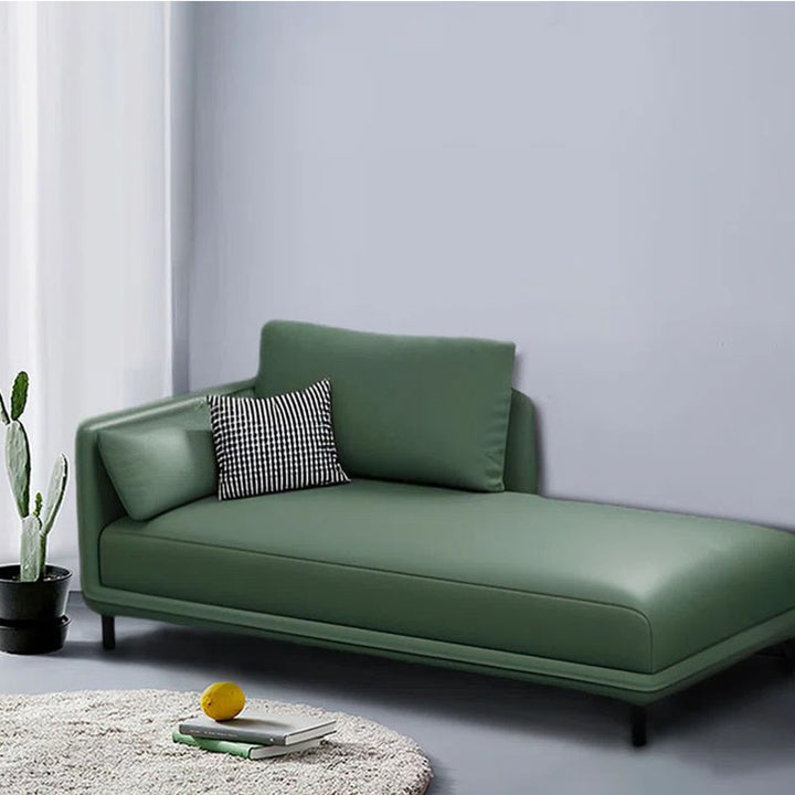 Derek Chaise Lounge | Green | Facing Left