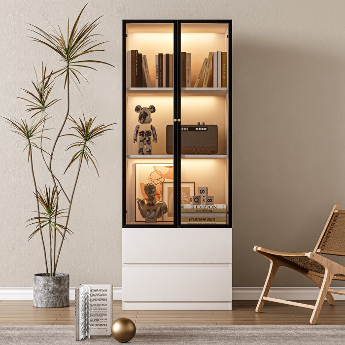 July Tall Crockery Unit | White
