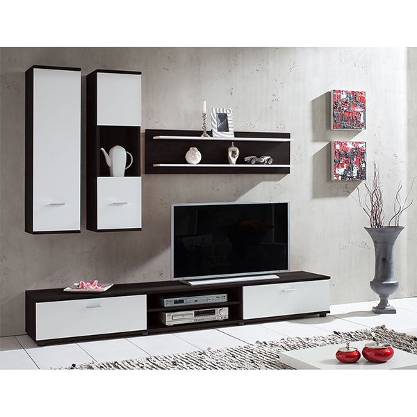 Web TV Unit Set | White & Black