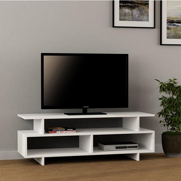 Deccan TV Stand | White